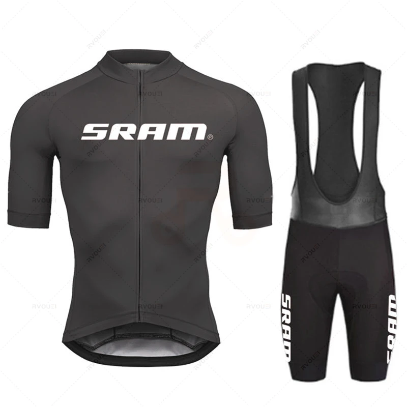 Padded Cycling Shorts - Sram Pro setelan Jersey bersepeda pria,