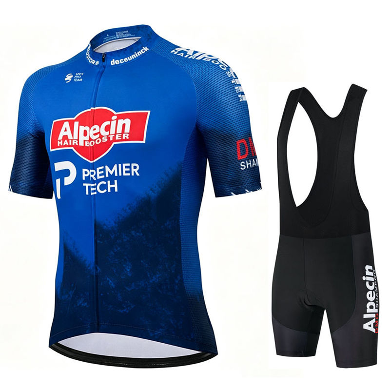 Padded Cycling Shorts - Alpecin Pro Bersepeda Jersey Set Pria