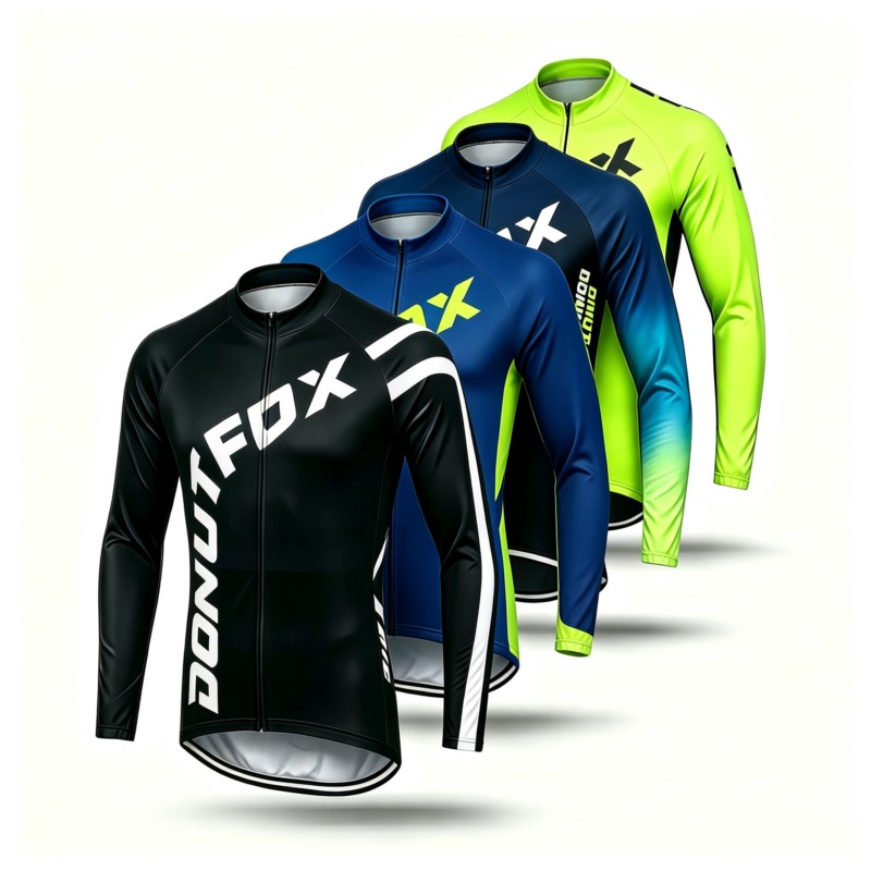 Cycling Gear Waterproof - Jersey MTB Lengan Panjang & Celana