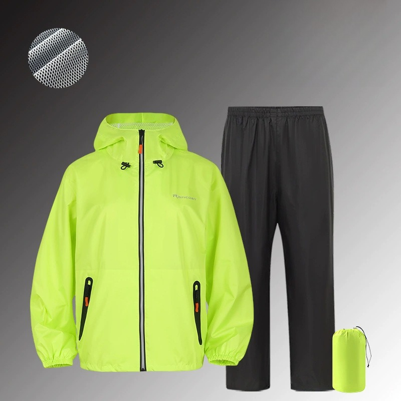 Setelan Jas Hujan Anti Air Ref - Cycling Gear Man ulasan dan harga
