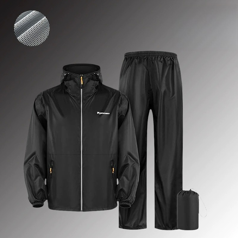 Setelan Jas Hujan Anti Air Ref - Cycling Gear Man ulasan dan harga