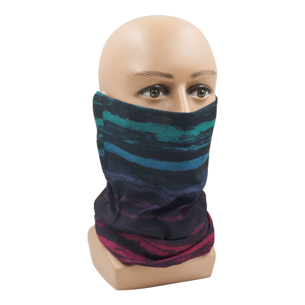 Bandana pola garis ikat leher, - Cycling Gear For Women ulasan dan harga