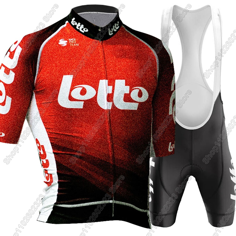 Set Jersey Bersepeda Tim Lotto - Padded Cycling Shorts ulasan dan harga
