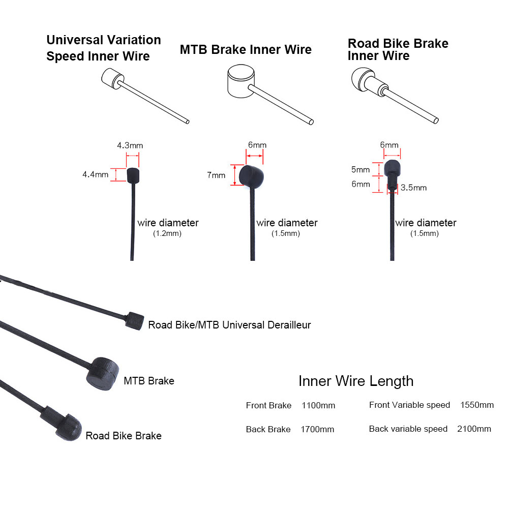 10 buah/set set kabel rem Shif - Cyclocross Gearing ulasan dan harga