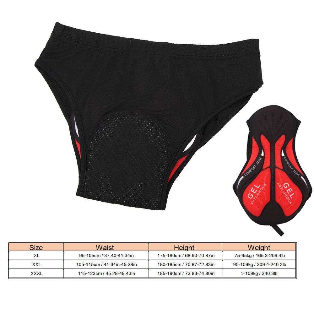 Celana Dalam Bersepeda 3D Berb - Padded Cycling Shorts ulasan dan harga
